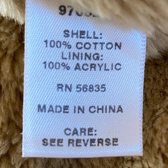 Cabela’s Corduroy Sherpa Trucker Vest Olive Chore Barn Ranch Utility Western-L - Picture 14 of 16